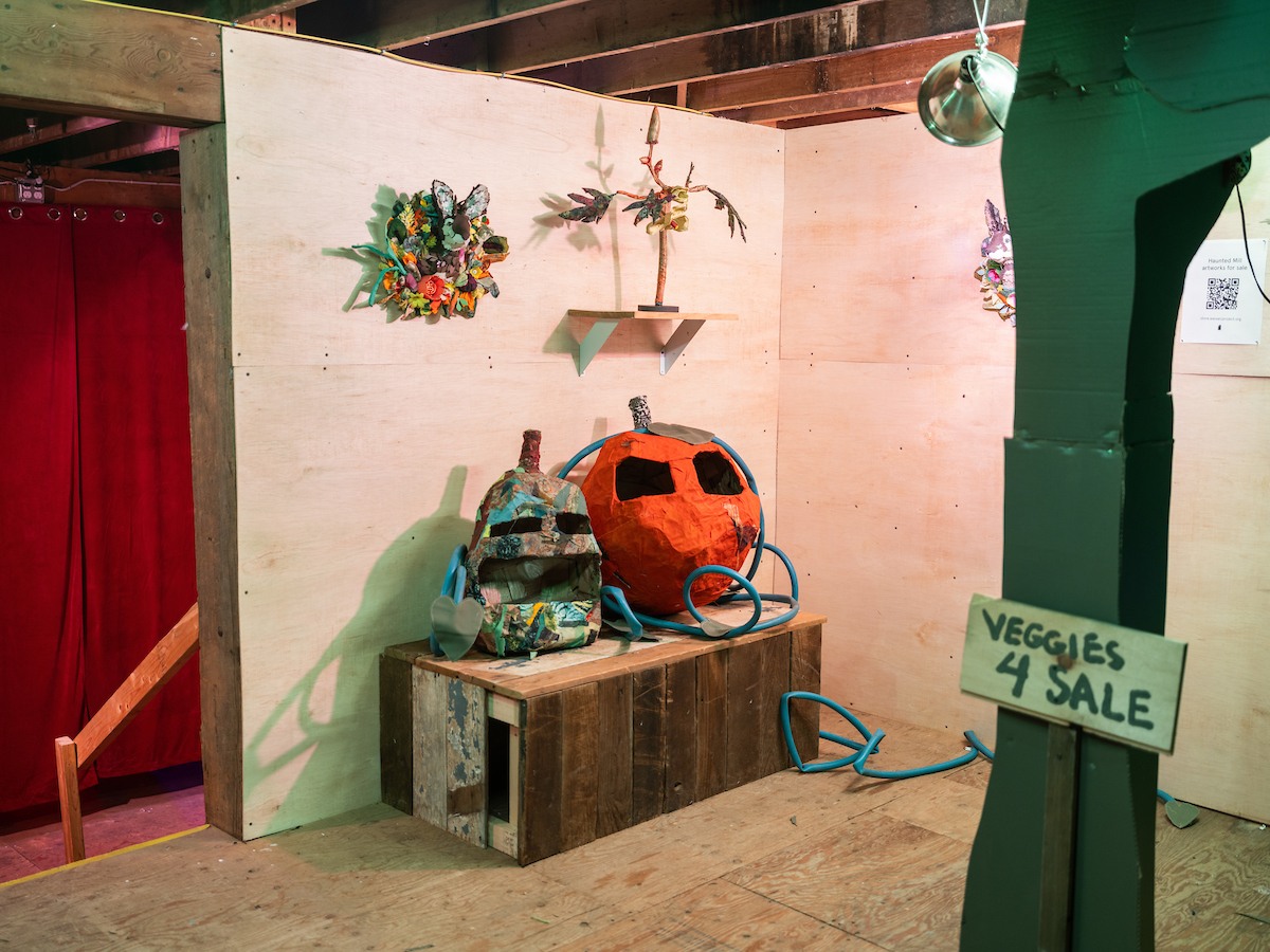 Wassaic Project Haunted Mill, installation view 2